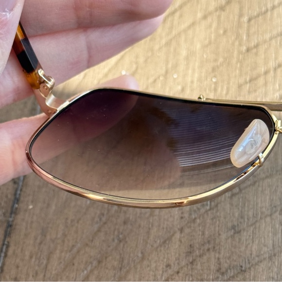 Ray Ban Sunglasses RB3699 Gold Frame with Brown Gradient Lenses, 59-18-145 - Picture 9 of 14